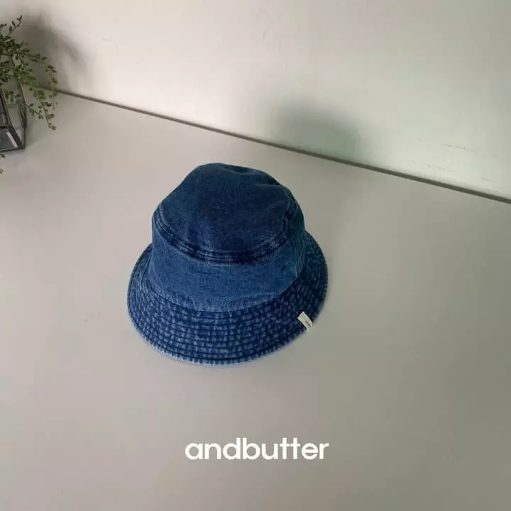 Andbutter - Korean Children Fashion - #childofig - Denim Bucket Hat - 2
