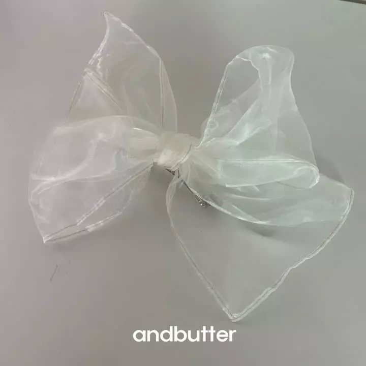 Andbutter - Korean Children Fashion - #childrensboutique - Big Ribbon Hairpin