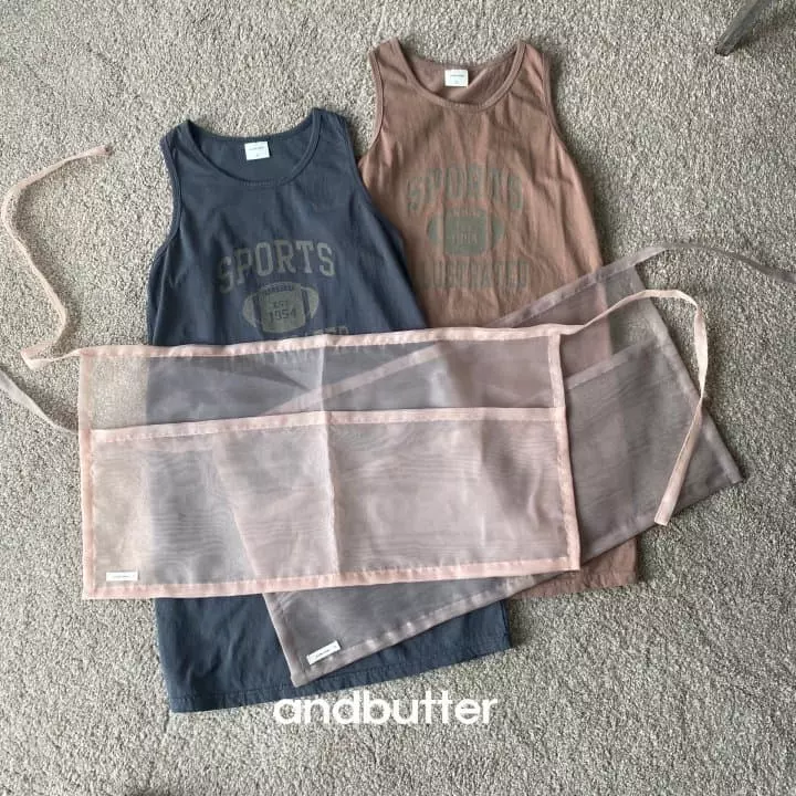 Andbutter - Korean Children Fashion - #discoveringself - See Through Apron - 8