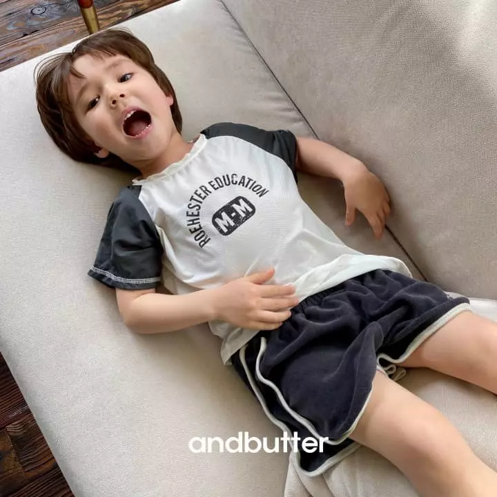 Andbutter - Korean Children Fashion - #fashionkids - Butter Terry Shorts - 10