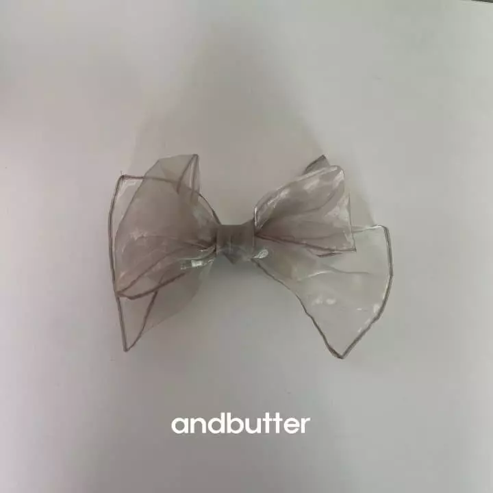Andbutter - Korean Children Fashion - #discoveringself - Big Ribbon Hairpin - 4