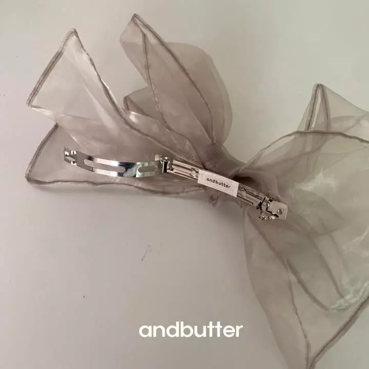 Andbutter - Korean Children Fashion - #kidsshorts - Big Ribbon Hairpin - 5