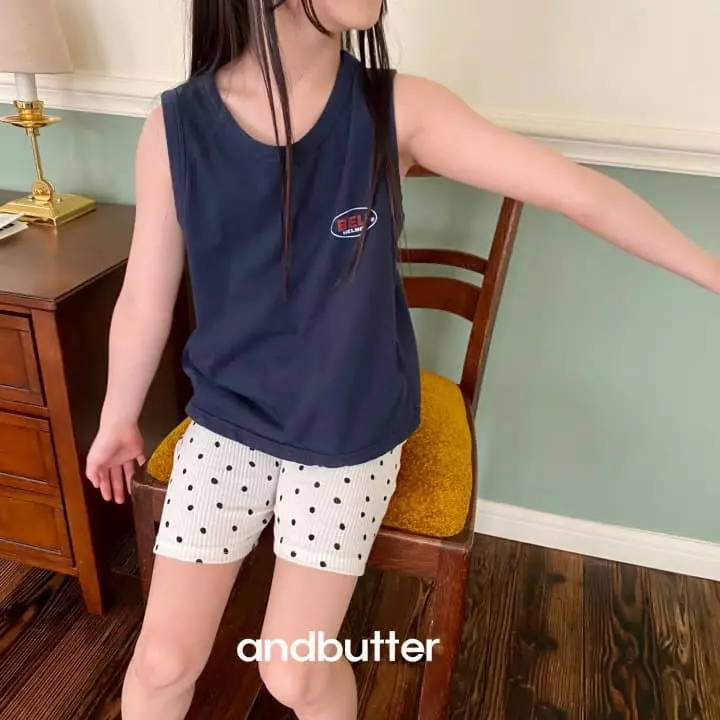 Andbutter - Korean Children Fashion - #magicofchildhood - Dot Rib Leggings - 10