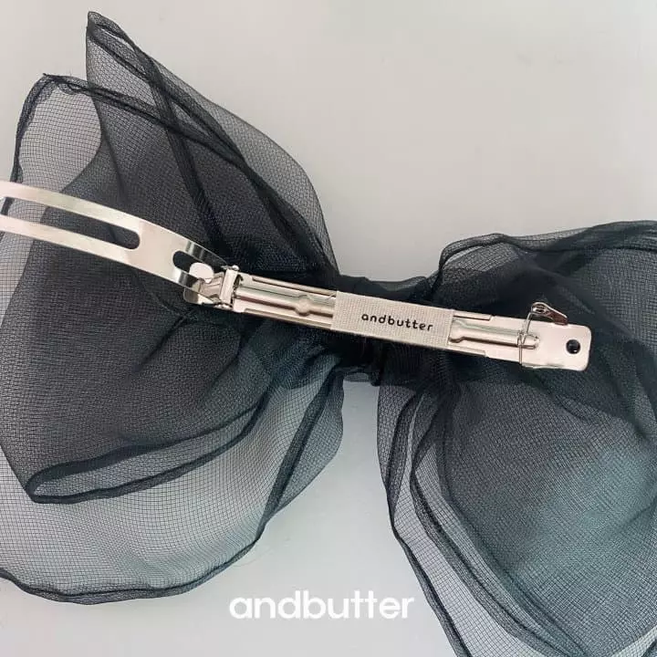 Andbutter - Korean Children Fashion - #magicofchildhood - Big Ribbon Hairpin - 10