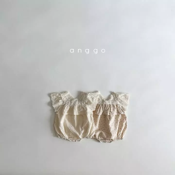 Anggo - Korean Baby Fashion - #babygirlfashion - Rosemary Bodysuit Flower - 11