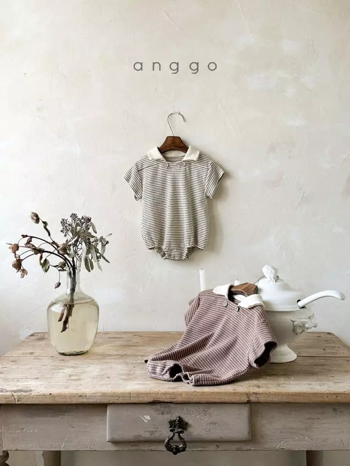 Anggo - Korean Baby Fashion - #babyootd - Kitkat Bodysuit - 3