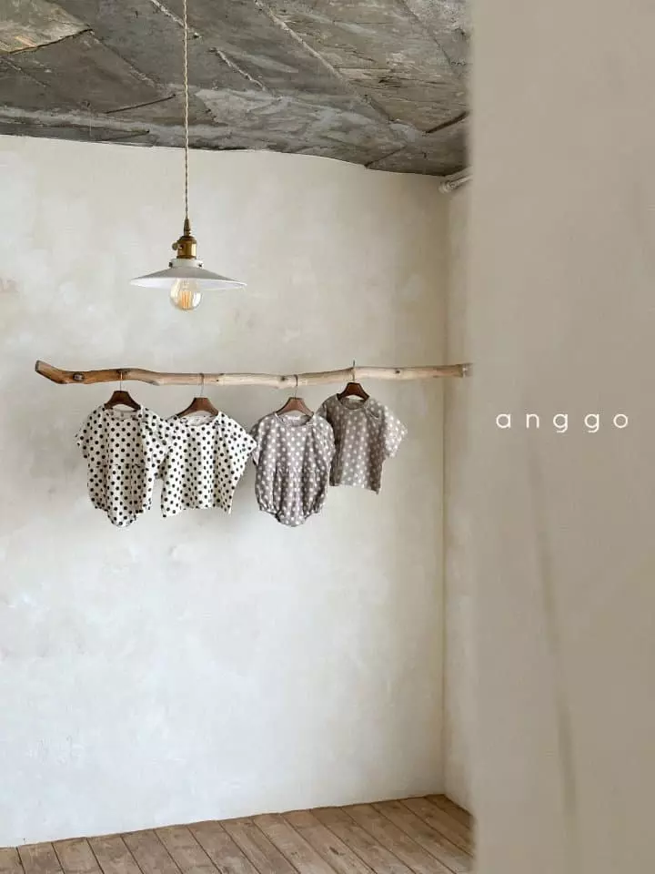 Anggo - Korean Baby Fashion - #babyoutfit - Choco Chip Bodysuit - 6