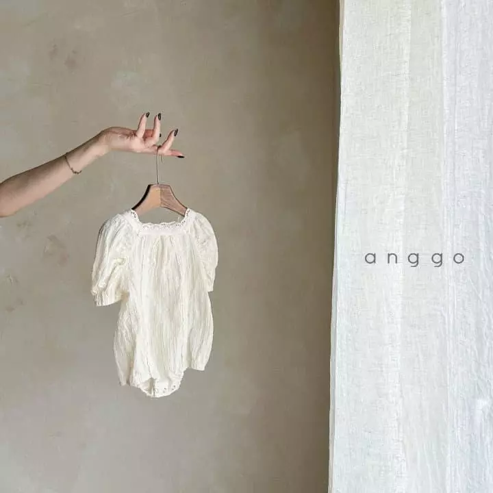 Anggo - Korean Baby Fashion - #onlinebabyshop - Cream Cheese Bodysuit - 5