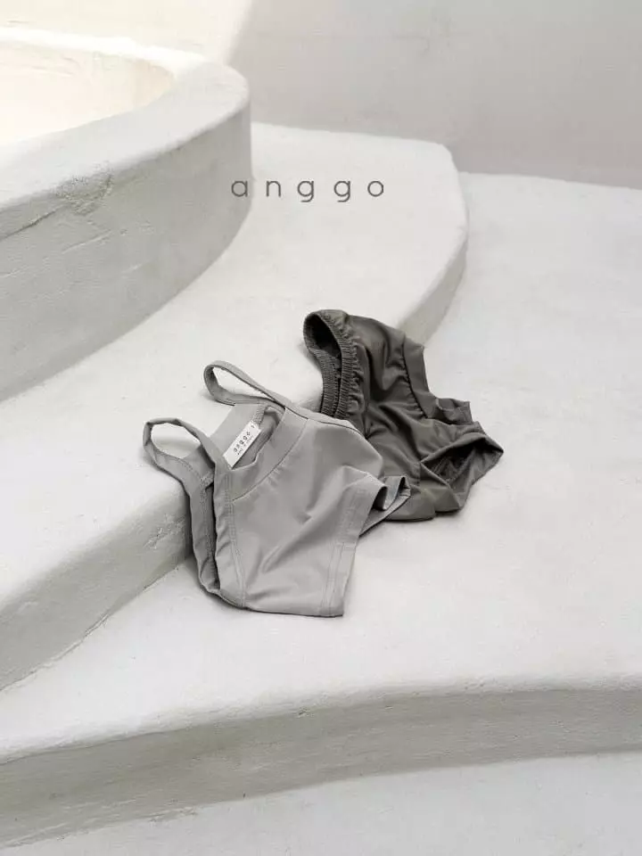 Anggo - Korean Children Fashion - #childrensboutique - Plain Swimwear Bikini - 8