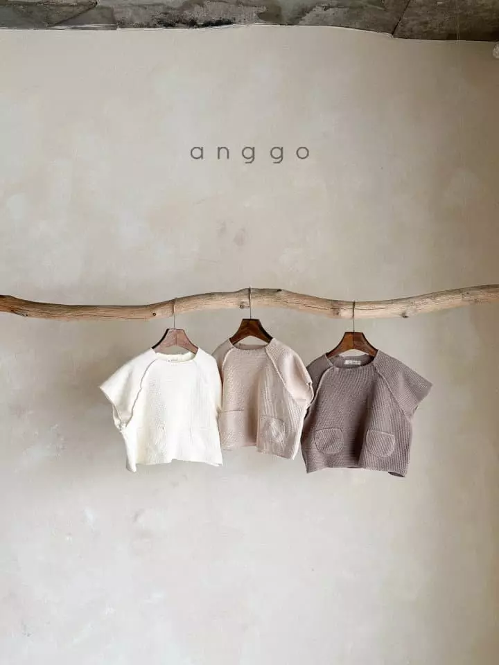 Anggo - Korean Children Fashion - #discoveringself - Waffle Tee - 4