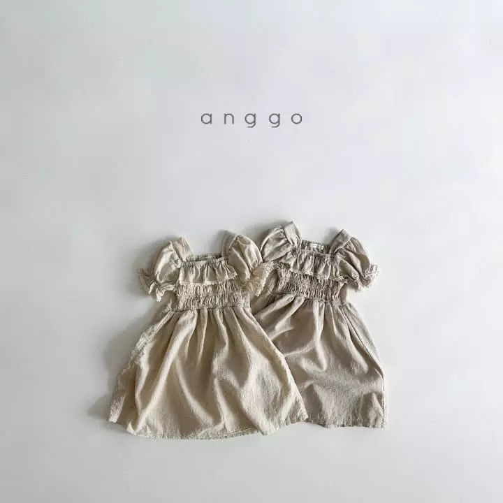 Anggo - Korean Children Fashion - #littlefashionista - Earl Grey One-piece - 10