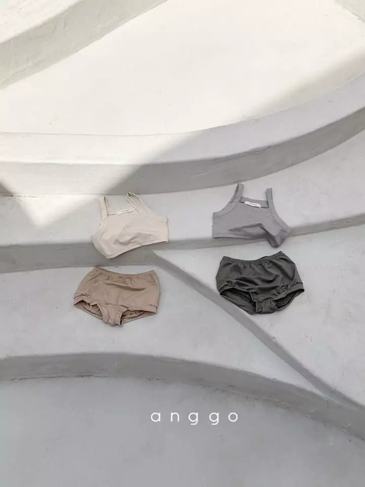 Anggo - Korean Children Fashion - #littlefashionista - Plain Swimwear Bikini - 2