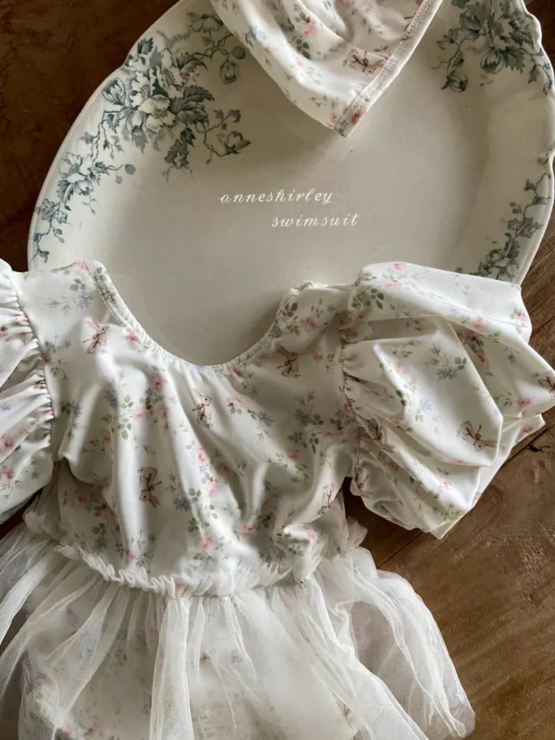 Anne Shirley - Korean Baby Fashion - #babyboutiqueclothing - Atelier Rabbit Swimwear with Hat - 8