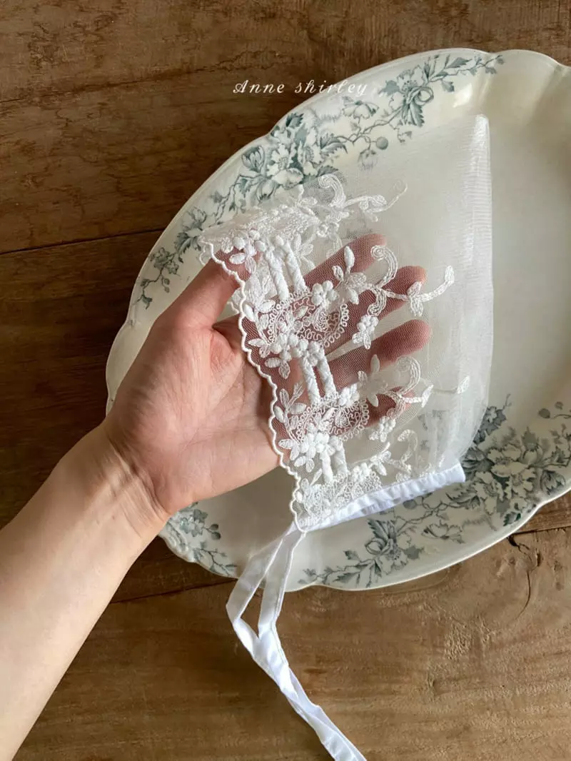 Anne Shirley - Korean Baby Fashion - #babyfever - Wisper Lace Bonnet - 8