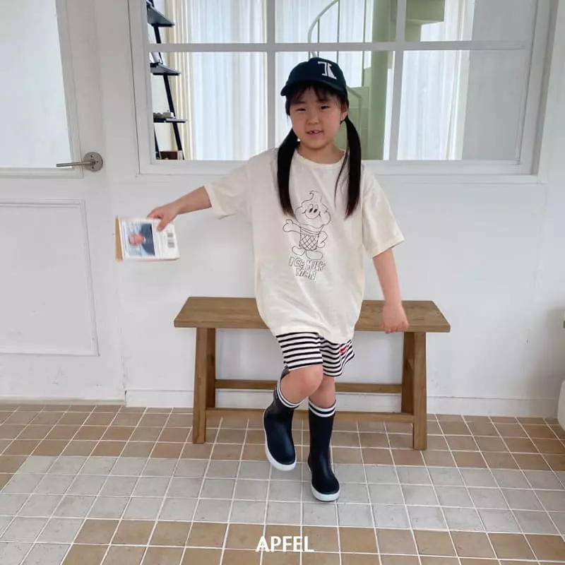 Apfel - Korean Children Fashion - #childofig - Stripes Shorts - 9