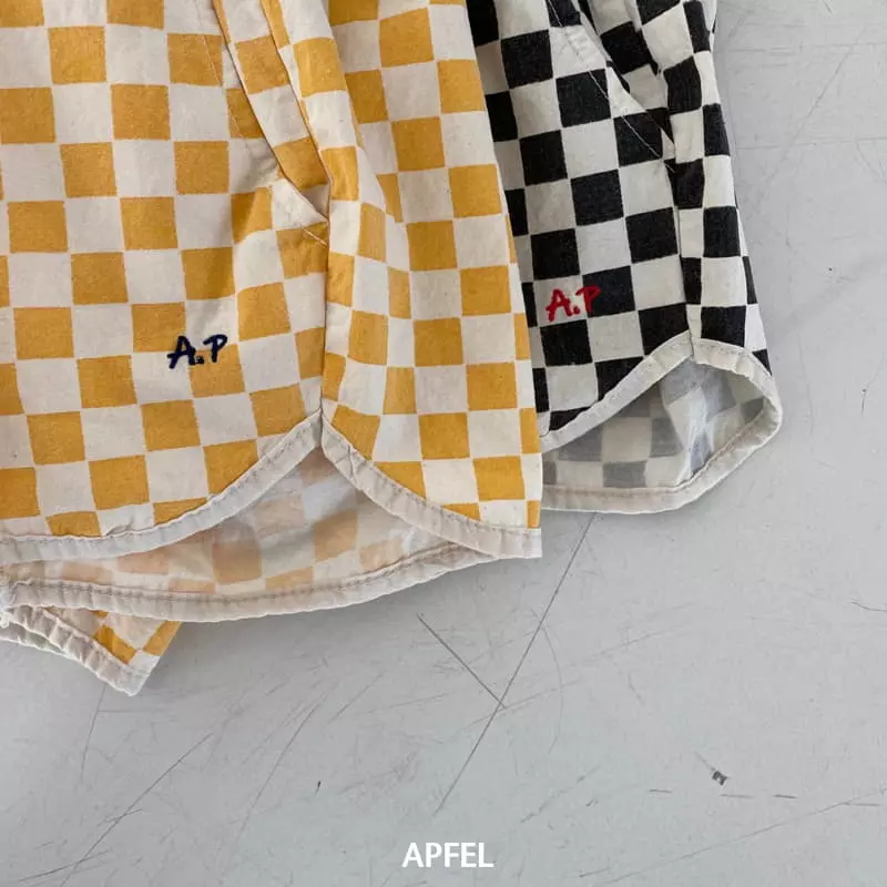 Apfel - Korean Children Fashion - #childrensboutique - Chess Shorts
