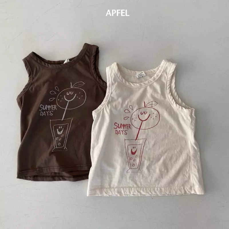Apfel - Korean Children Fashion - #magicofchildhood - Summer Sleeveless