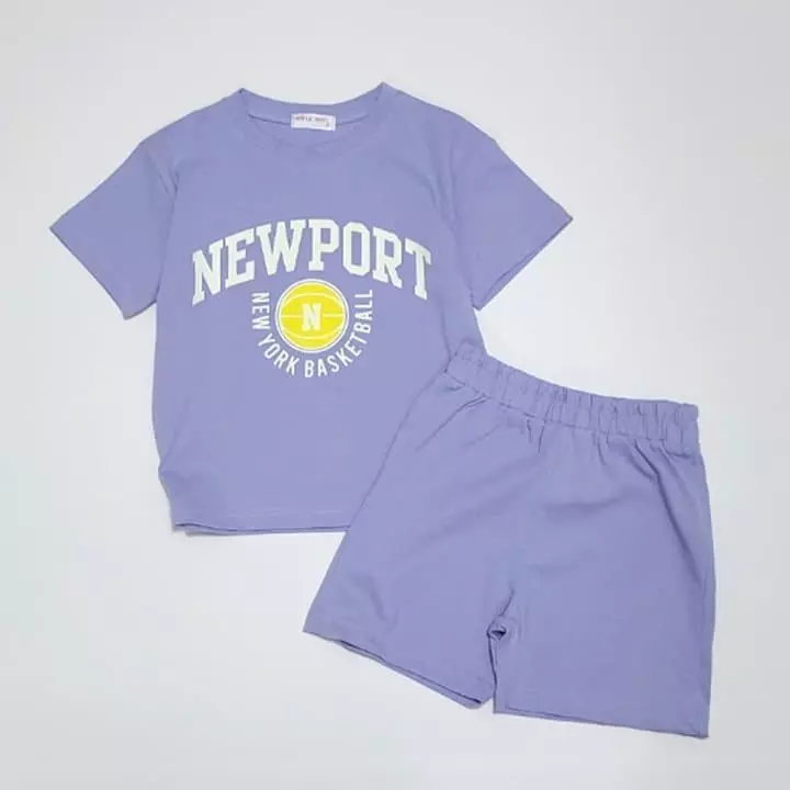 Applemint - Korean Children Fashion - #discoveringself - New Port Top Bottom Set - 2