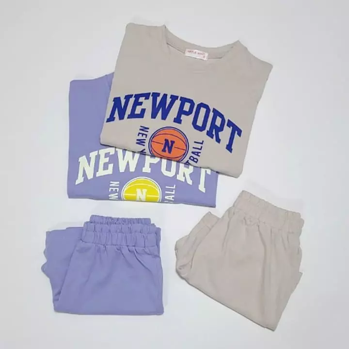 Applemint - Korean Children Fashion - #fashionkids - New Port Top Bottom Set - 3