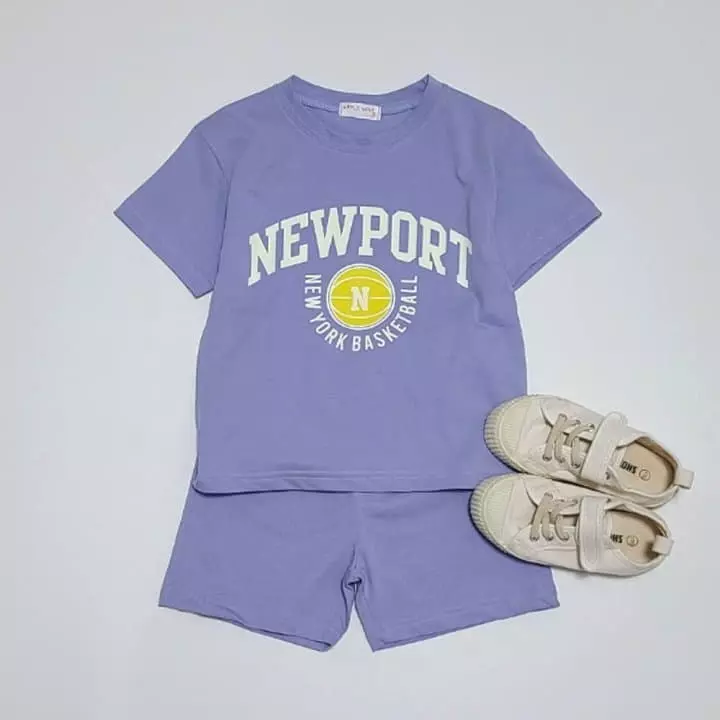 Applemint - Korean Children Fashion - #kidsstore - New Port Top Bottom Set - 5