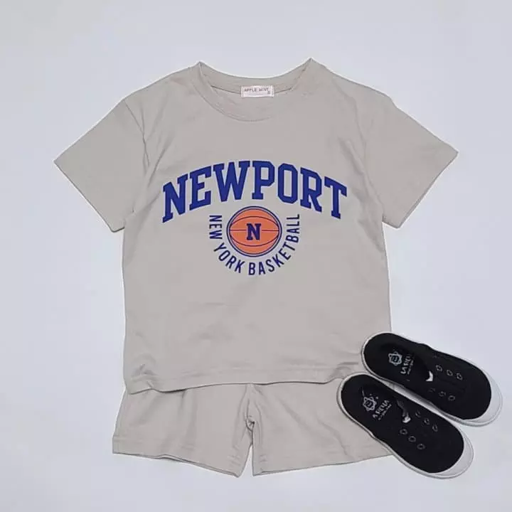 Applemint - Korean Children Fashion - #kidzfashiontrend - New Port Top Bottom Set - 6
