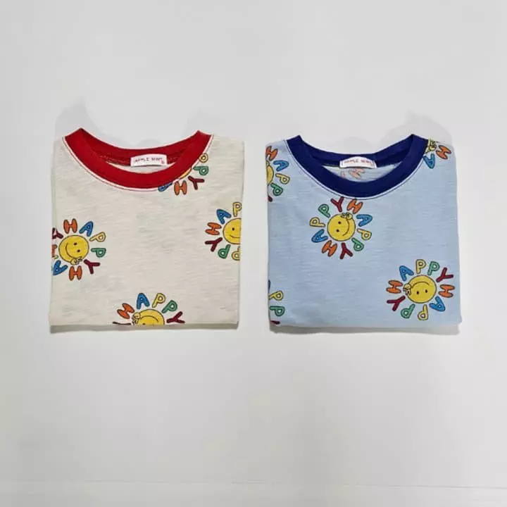 Applemint - Korean Children Fashion - #minifashionista - Smile Tee