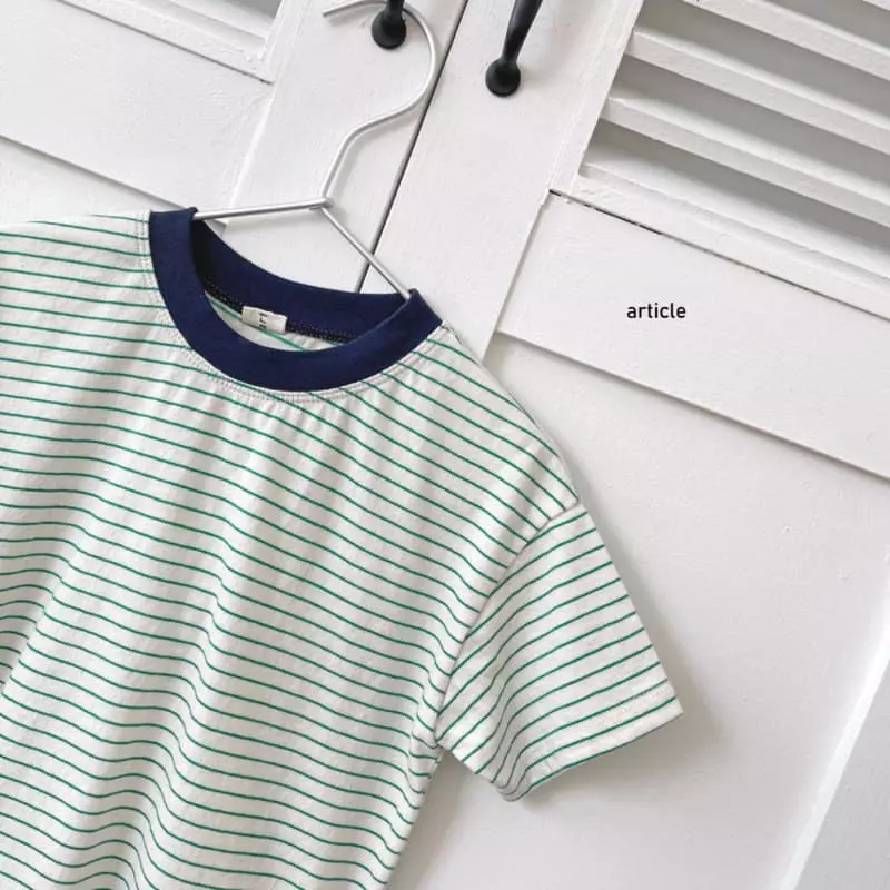 Article - Korean Children Fashion - #childrensboutique - Bukin Stripes Tee - 4