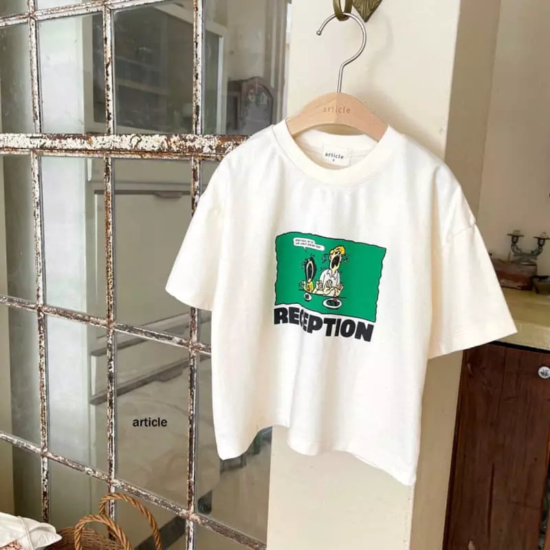 Article - Korean Children Fashion - #kidsstore - Reception Tee - 5