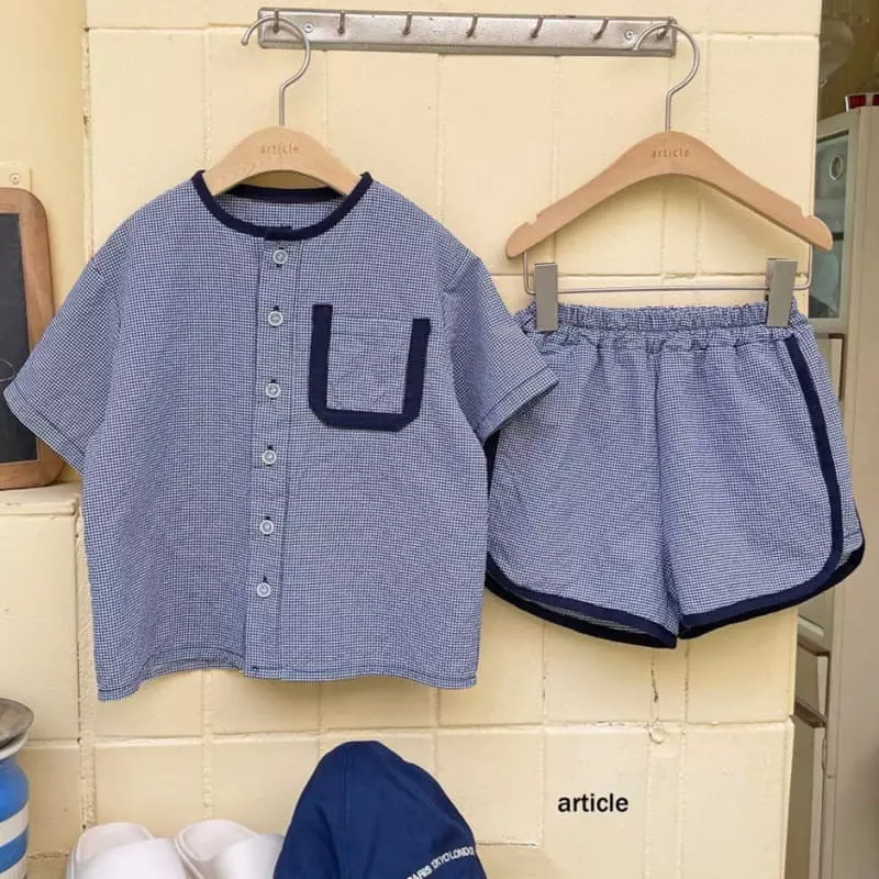 Article - Korean Children Fashion - #magicofchildhood - Mureng Top Bottom Set