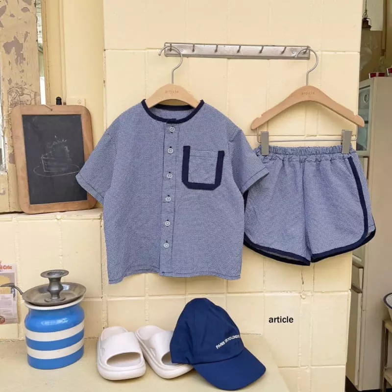 Article - Korean Children Fashion - #minifashionista - Mureng Top Bottom Set - 2