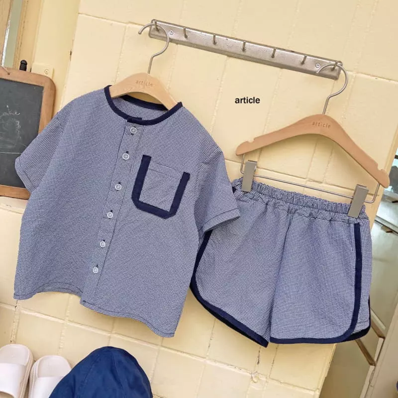 Article - Korean Children Fashion - #prettylittlegirls - Mureng Top Bottom Set - 3