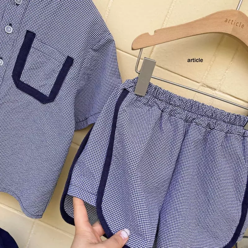Article - Korean Children Fashion - #prettylittlegirls - Mureng Top Bottom Set - 4