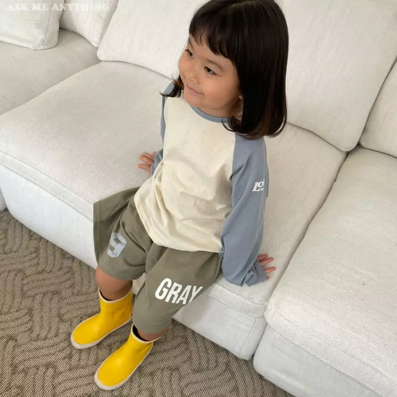 Ask Me Anything - Korean Children Fashion - #Kfashion4kids - Gray Pants - 6