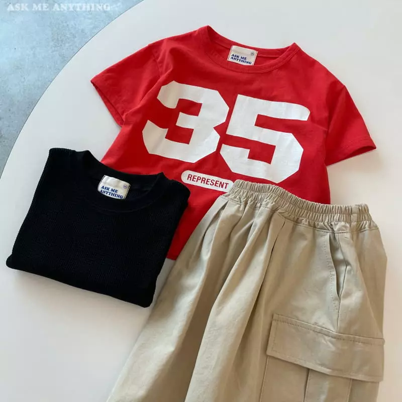 Ask Me Anything - Korean Children Fashion - #designkidswear - 35 Number Tee - 11