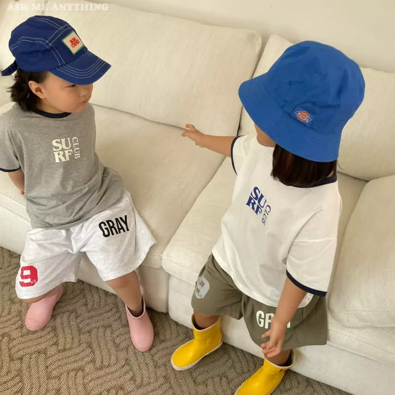Ask Me Anything - Korean Children Fashion - #fashionkids - Gray Pants - 2