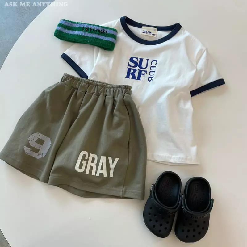 Ask Me Anything - Korean Children Fashion - #kidzfashiontrend - Surfer Tee