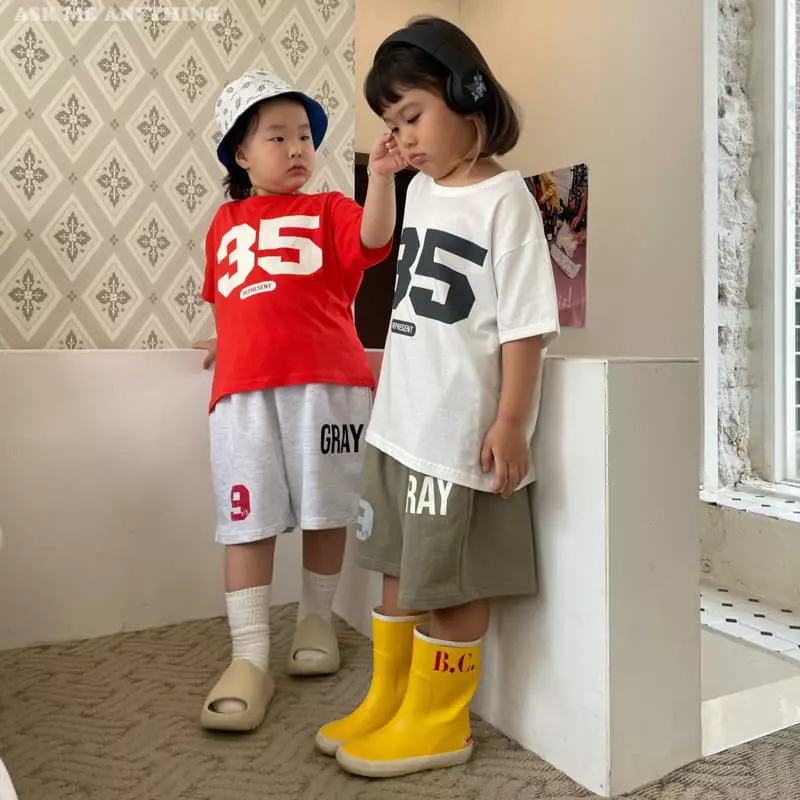 Ask Me Anything - Korean Children Fashion - #prettylittlegirls - Gray Pants - 10