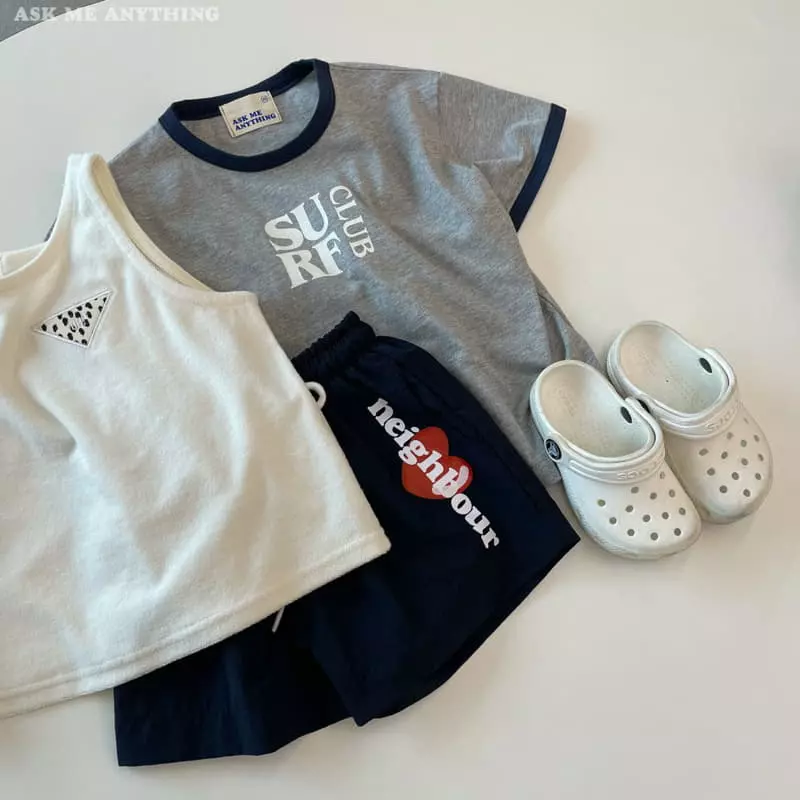 Ask Me Anything - Korean Children Fashion - #stylishchildhood - Surfer Tee - 9