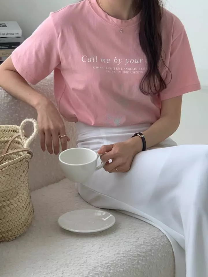 Atthismoment - Korean Women Fashion - #momslook - Call Me Tee