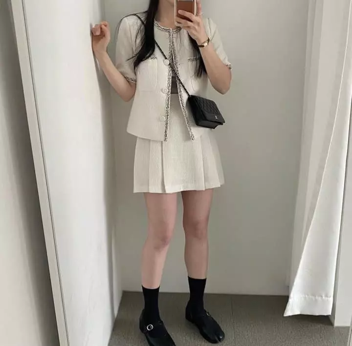 Atthismoment - Korean Women Fashion - #momslook - Ponny Twid Jacket - 8