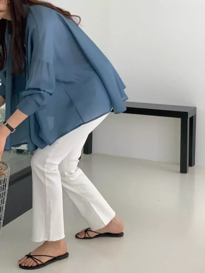 Atthismoment - Korean Women Fashion - #vintagekidsstyle - Tencel Blouse - 4