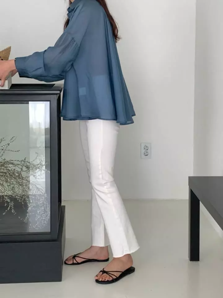 Atthismoment - Korean Women Fashion - #restrostyle - Tencel Blouse - 5