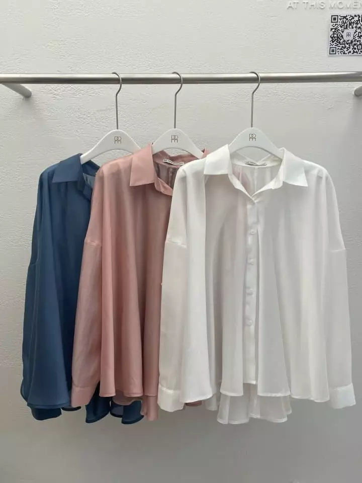 Atthismoment - Korean Women Fashion - #shopsmall - Tencel Blouse - 7