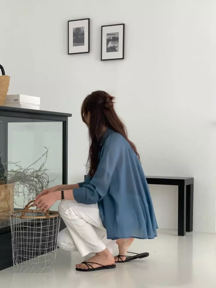 Atthismoment - Korean Women Fashion - #vintagekidsstyle - Tencel Blouse - 3