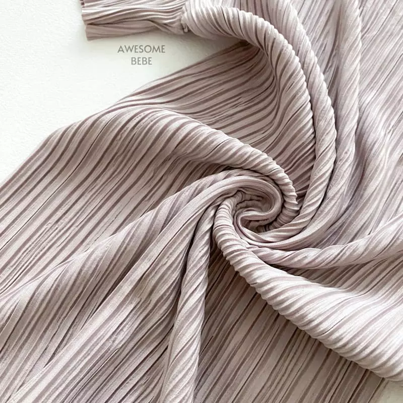 Awesome Bebe - Korean Children Fashion - #Kfashion4kids - Pleats Wrinkle One-piece - 9