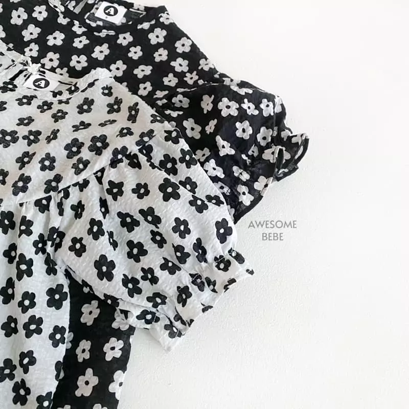 Awesome Bebe - Korean Children Fashion - #Kfashion4kids - Small Flower One-piece - 7