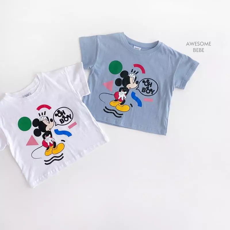 Awesome Bebe - Korean Children Fashion - #Kfashion4kids - Oh M Tee - 6