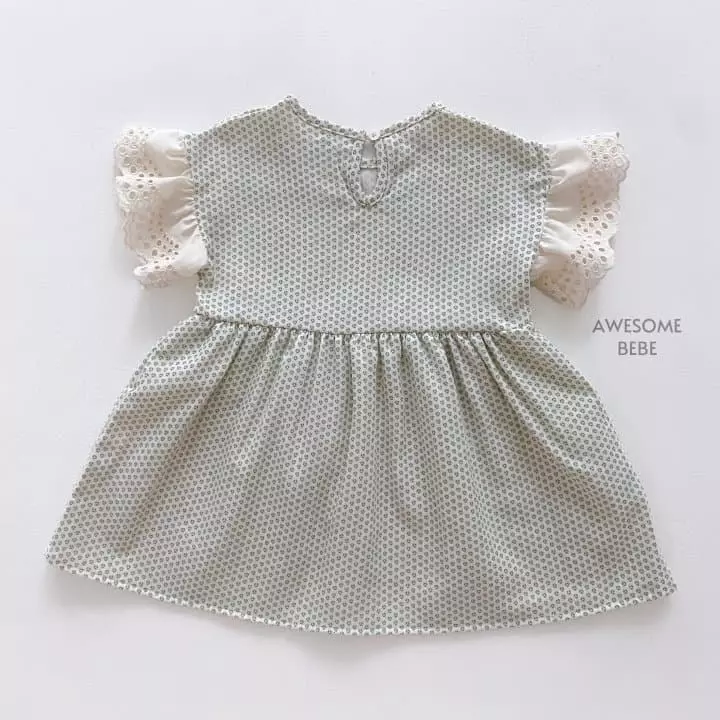 Awesome Bebe - Korean Children Fashion - #childofig - Lace One-piece - 5