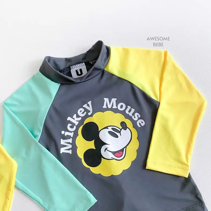Awesome Bebe - Korean Children Fashion - #childofig - D Rashguard Set - 3