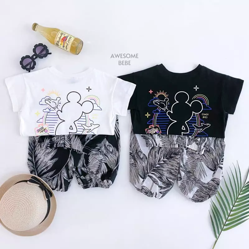 Awesome Bebe - Korean Children Fashion - #childrensboutique - Neon M Tee - 12